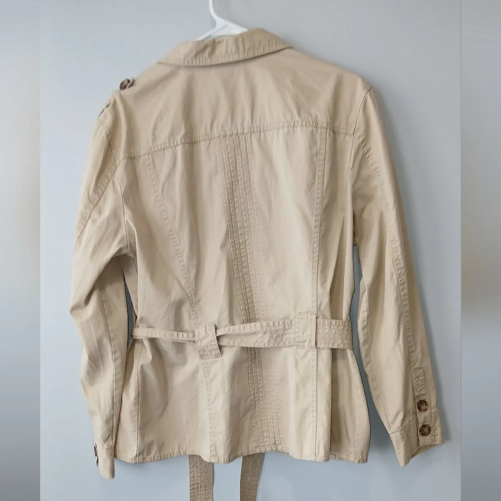 Sonoma Military Type Jacket Womens Large Lightweight - Picture 2 of 6